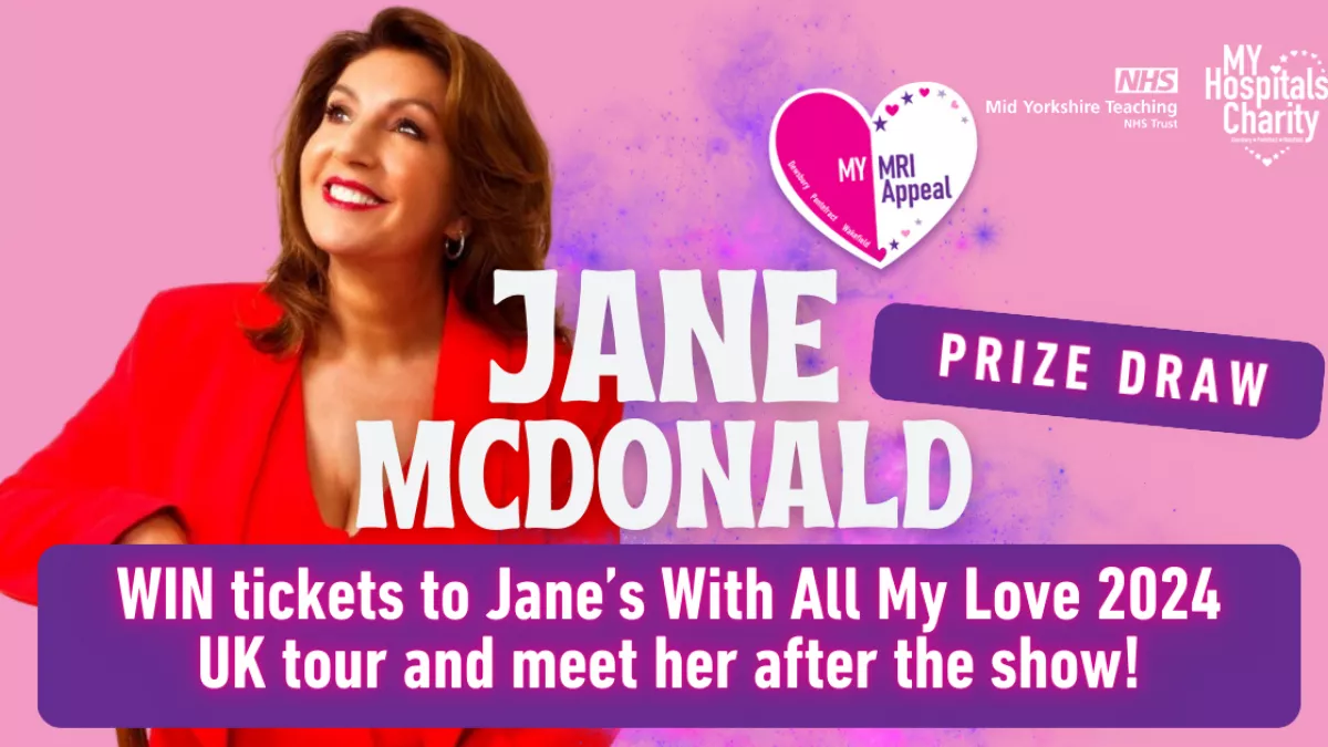 Jane Mcdonald comp poster Facebook Post